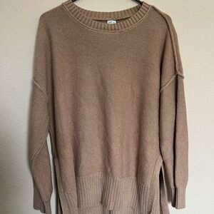 Aerie Warm Tan Knit Pullover